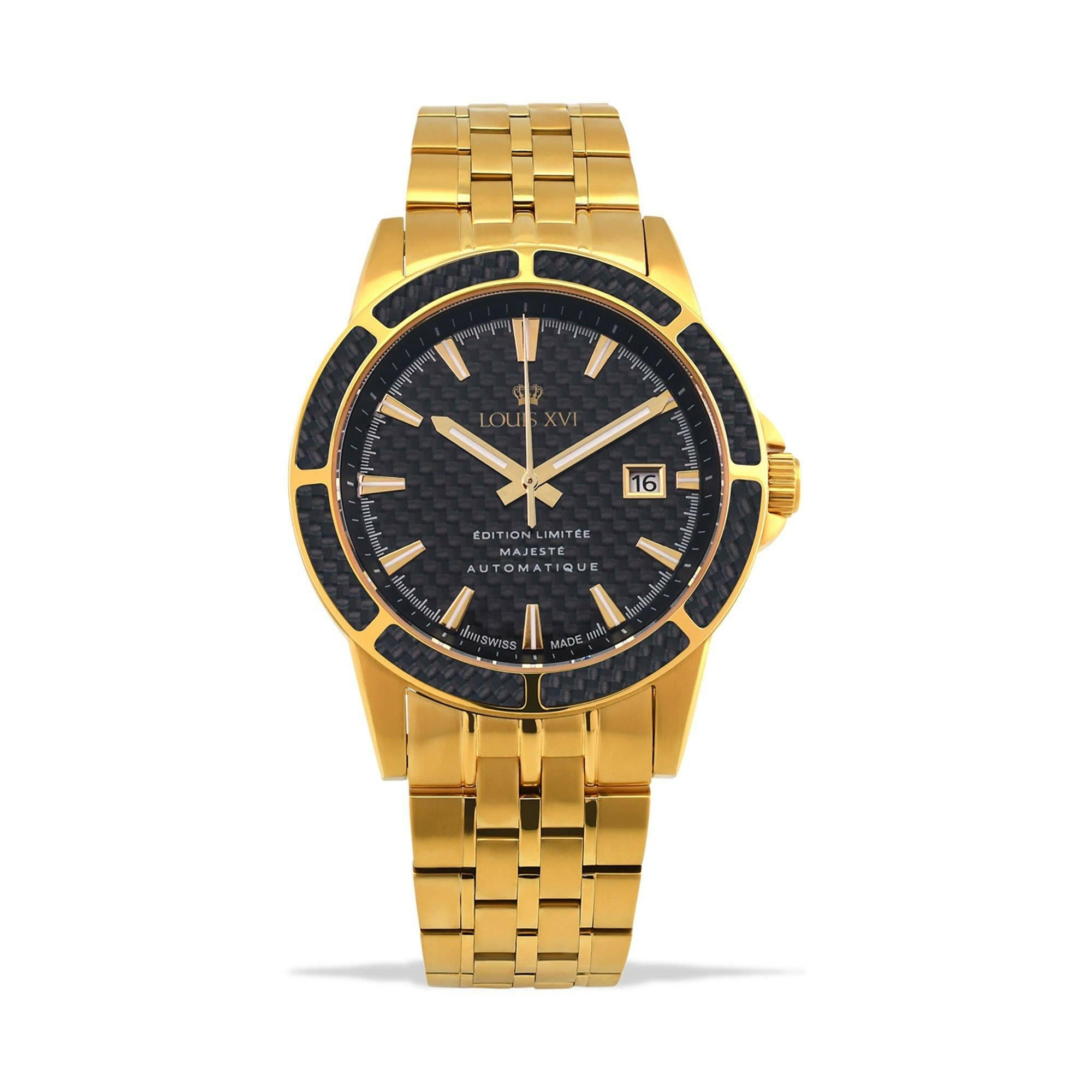 LOUIS XVI Aramis Frosted Chronograph Uhr - MegaGIZZ WATCH