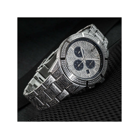 LOUIS XVI Majesté Iced Out Royale Chronograph Uhr - MegaGIZZ WATCH