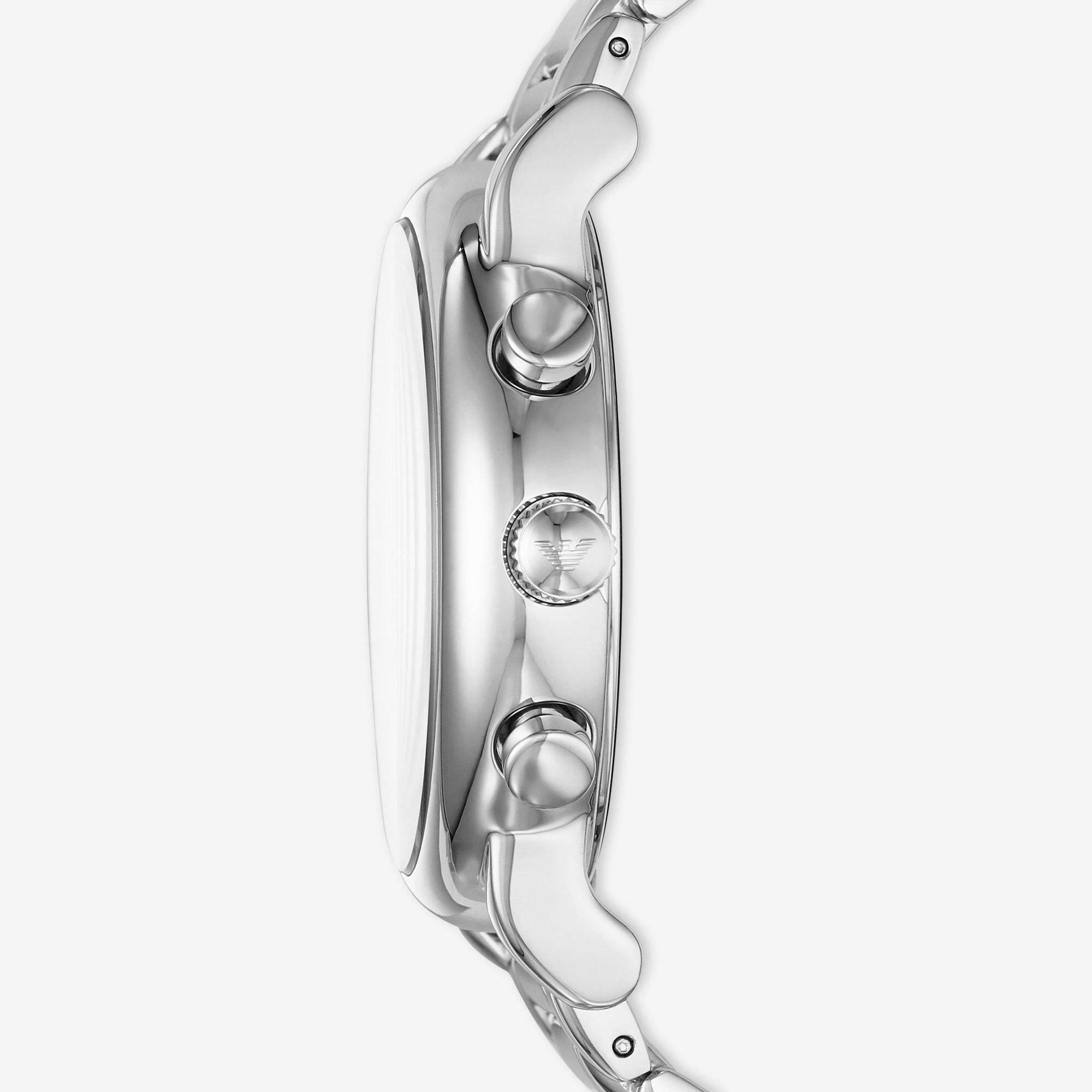 EMPORIO ARMANI Luigi *COULEUR ARGENT 43MM - MegaGIZZ WATCH