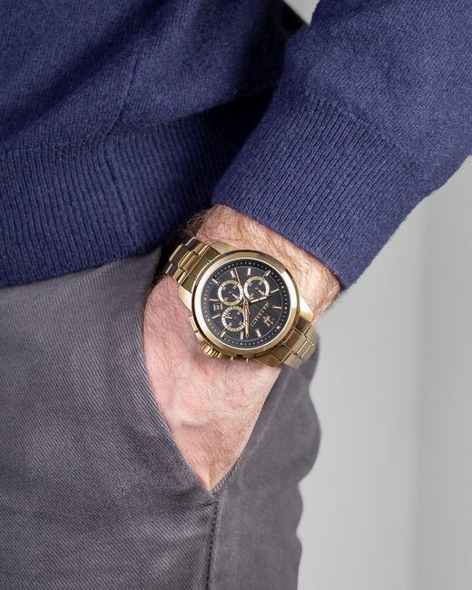 Maserati Men's R8873621013 Successo Golden Chrono Watch - MegaGIZZ WATCH