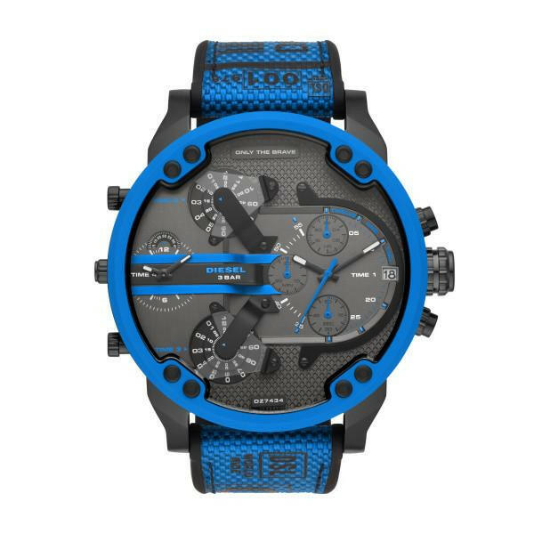 DIESEL DZ7434 Mr. Daddy 2.0 Blue Edition - MegaGIZZ WATCH