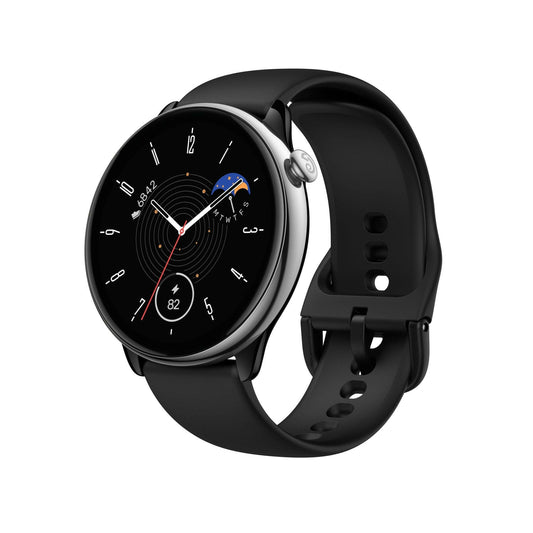 GTR Mini 3,25 cm (1.28") AMOLED 42 mm Digital 416 x 416 Pixel Touchscreen Schwarz, Silber GPS - MegaGIZZ WATCH