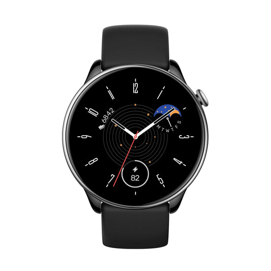 GTR Mini 3,25 cm (1.28") AMOLED 42 mm Digital 416 x 416 Pixel Touchscreen Schwarz, Silber GPS - MegaGIZZ WATCH
