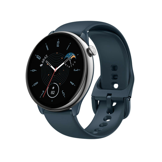 GTR Mini 3,25 cm (1.28") AMOLED 42 mm Digital 416 x 416 Pixel Touchscreen Blau, Silber GPS - MegaGIZZ WATCH